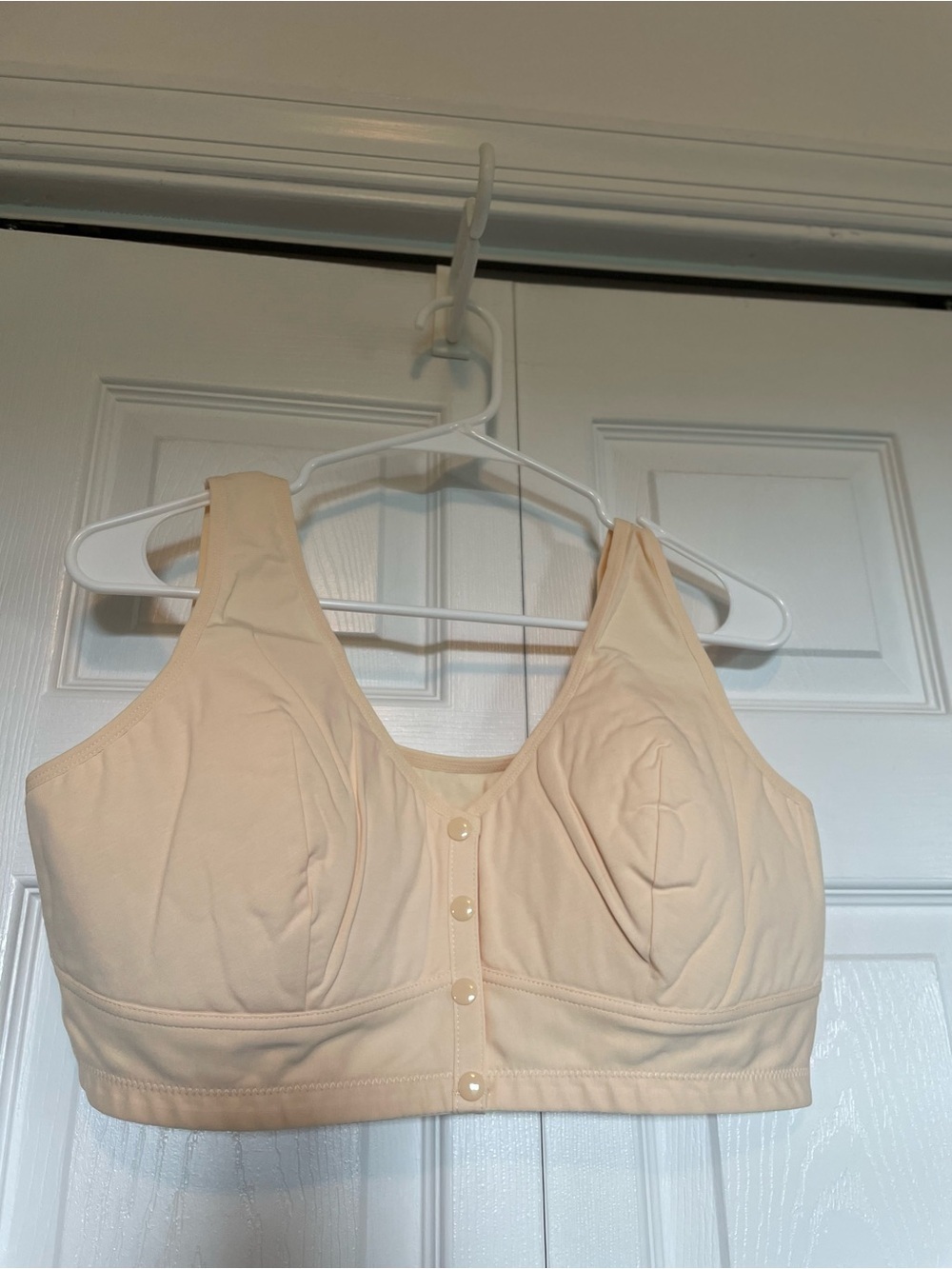 NWT Posy Bra Size 2XL Snap Front Creamy Peach New